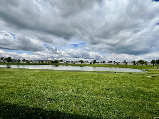 water view with a residential view