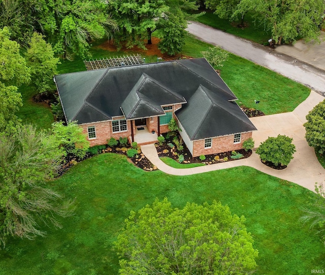 drone / aerial view