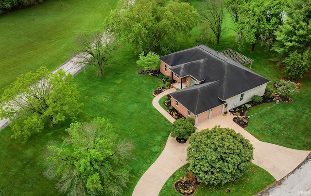 aerial view