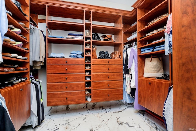 4052 Diamond Row, Greenwood, IN 46143 - walk in closet featuring marble finish floor