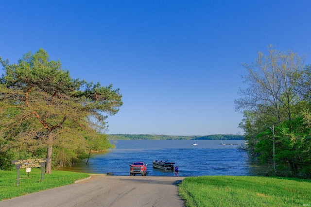 6705 S Shields Ridge Rd, Bloomington, IN 47401 - view of water feature featuring a boat dock