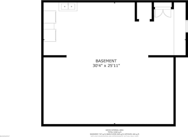 306 S Main St, Topeka, IN 46571 - floor plan