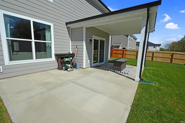 6357 Spirea Ct, West Lafayette, IN 47906 - view of patio / terrace with fence