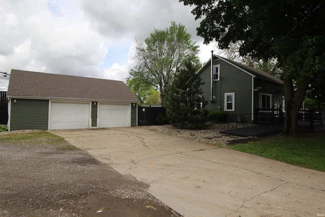 29623 County Road 6th Rd, Elkhart, IN 46514 - view of home's exterior featuring an outbuilding and a detached garage
