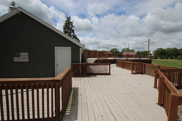 29623 County Road 6th Rd, Elkhart, IN 46514 - view of wooden terrace