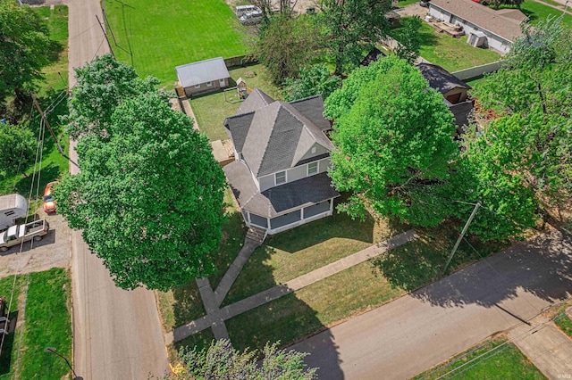 108 S Church St, Owensville, IN 47665 - drone / aerial view
