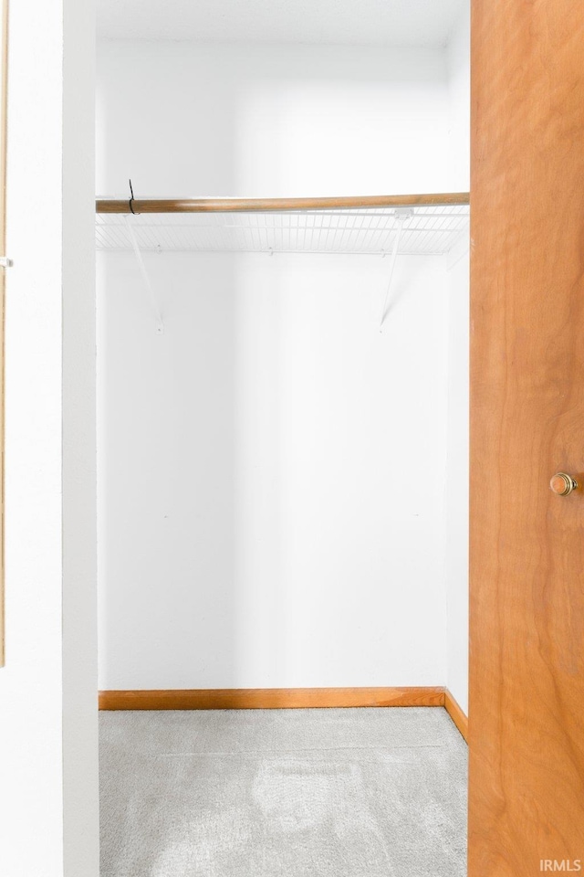 view of closet