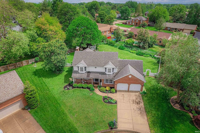 drone / aerial view