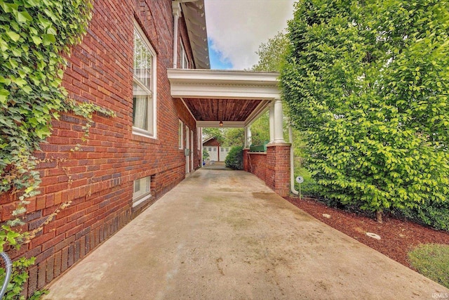 104 W Main St, Worthington, IN 47471 - view of side of property featuring brick siding