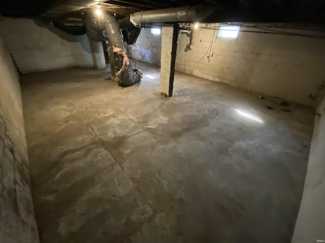 1514 Van Buren St, South Bend, IN 46628 - view of unfinished below grade area