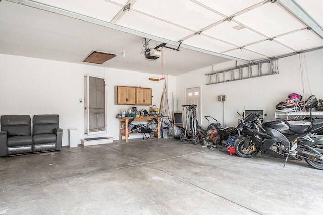 21521 Cheri Ln, Bristol, IN 46507 - garage featuring a garage door opener