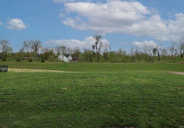 view of home's community with a lawn