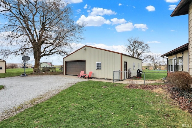 3806 S State Road 3, New Castle, IN 47362 - view of outdoor structure with an outbuilding and fence