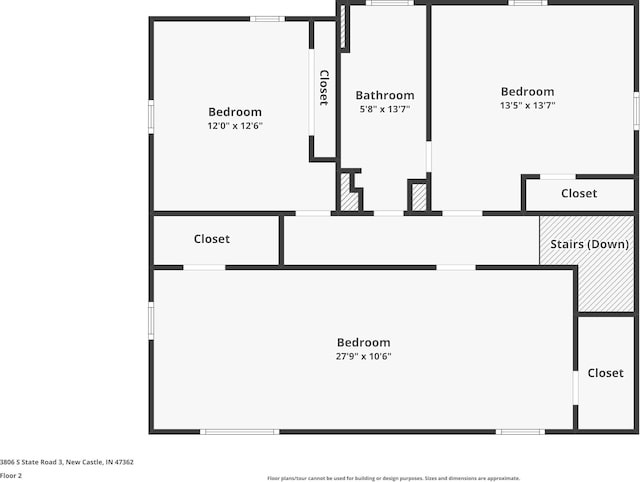 3806 S State Road 3, New Castle, IN 47362 - view of layout