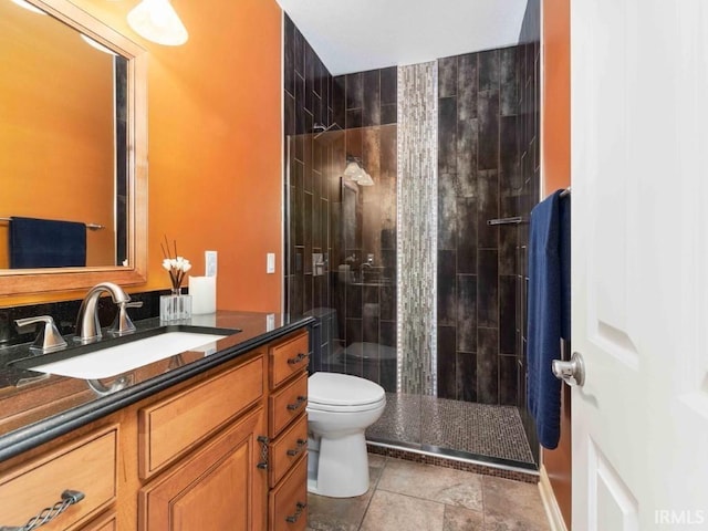 1817 Prestwick Ln, Fort Wayne, IN 46814 - bathroom with a stall shower, vanity, and toilet