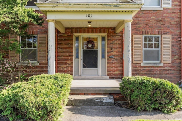 405 W Rudisill Blvd, Fort Wayne, IN 46807 - property entrance with brick siding