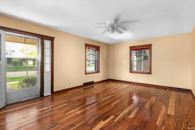 405 W Rudisill Blvd, Fort Wayne, IN 46807 - unfurnished room featuring plenty of natural light, visible vents, and wood finished floors