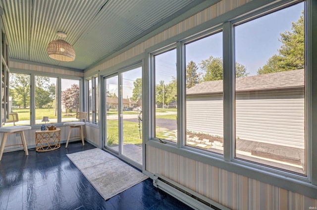 489 S Lincoln St, Orleans, IN 47452 - sunroom / solarium with a baseboard heating unit