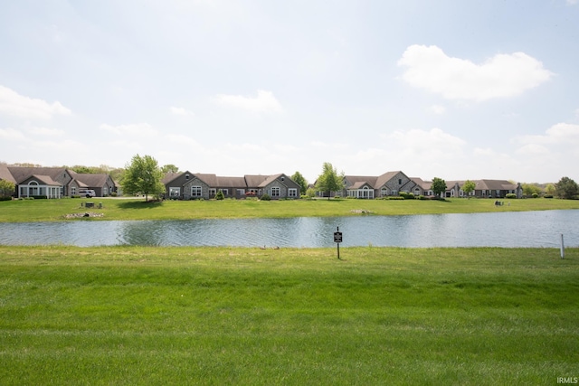 water view featuring nearby suburban area