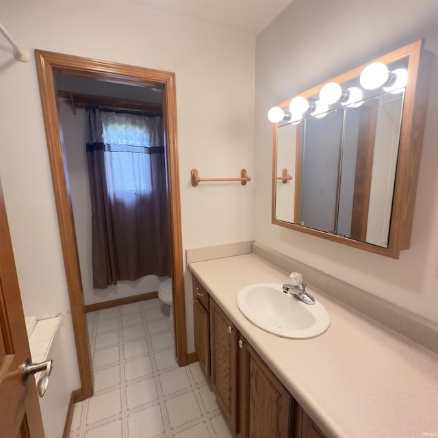 9081 N 725 E, Otterbein, IN 47970 - full bathroom featuring tile patterned floors, vanity, toilet, and a tub