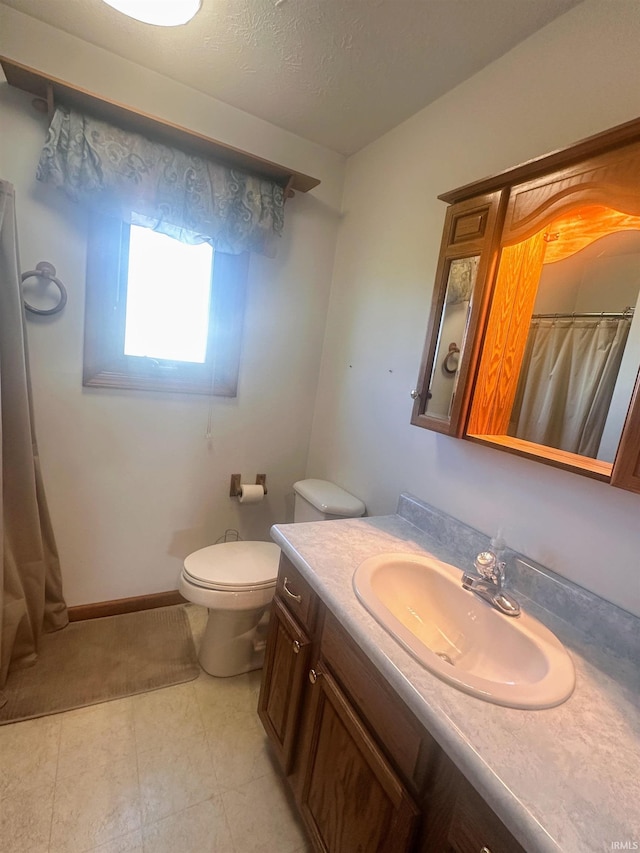 9081 N 725 E, Otterbein, IN 47970 - full bath with vanity, toilet, and a shower with shower curtain
