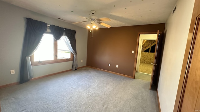 9081 N 725 E, Otterbein, IN 47970 - empty room featuring light colored carpet, ceiling fan, and baseboards