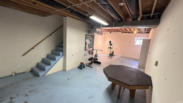 9081 N 725 E, Otterbein, IN 47970 - below grade area featuring stairs