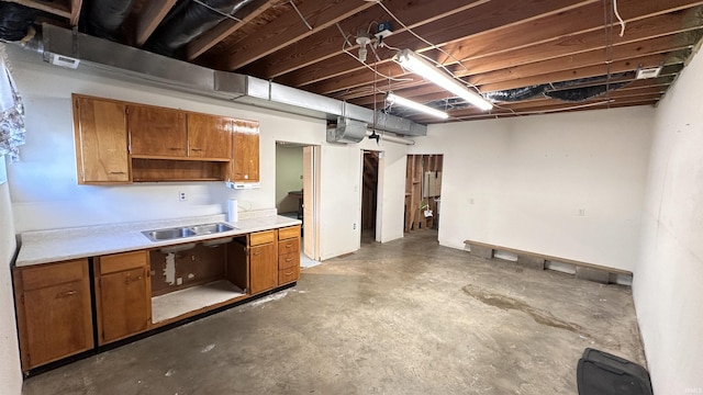 9081 N 725 E, Otterbein, IN 47970 - view of unfinished basement