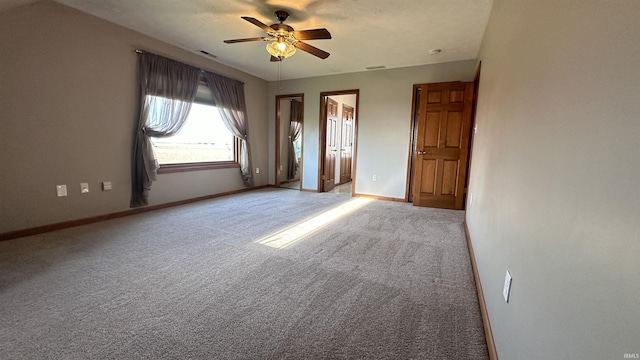 9081 N 725 E, Otterbein, IN 47970 - carpeted empty room with a ceiling fan and baseboards