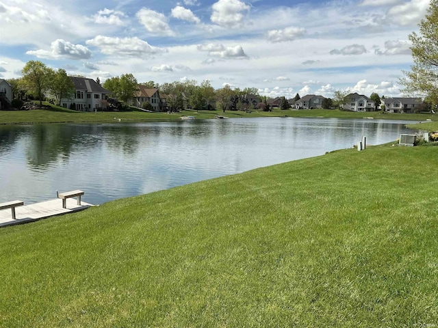 12217 Harvest Bay Dr, Fort Wayne, IN 46845 - water view with nearby suburban area