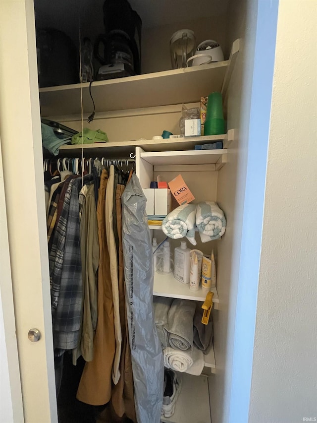 view of closet