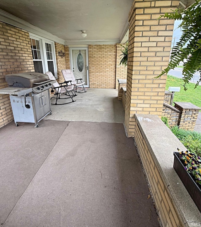 110 W Elnora St, Odon, IN 47562 - view of patio featuring area for grilling