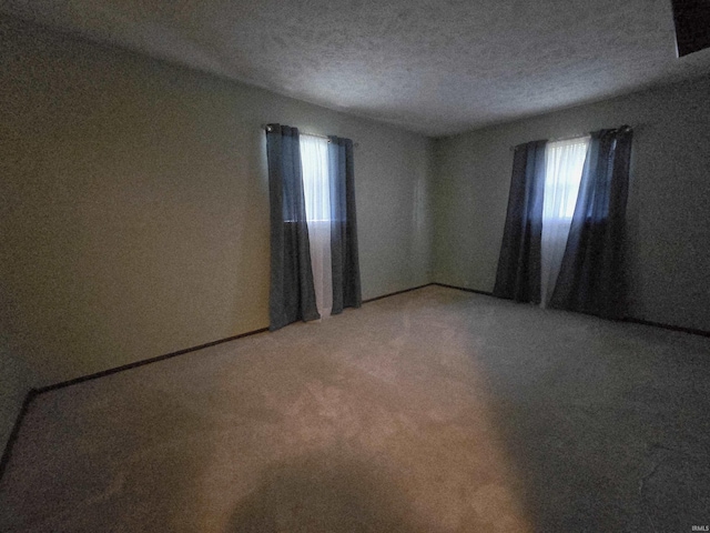 4980 W 200 N, Kokomo, IN 46901 - spare room with plenty of natural light, light carpet, and a textured ceiling