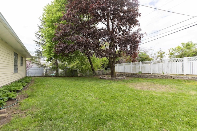 view of yard