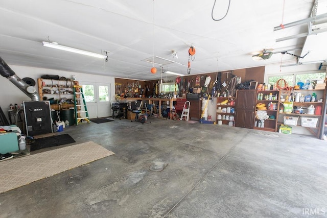 12067 E Bedrock Ln, Springville, IN 47462 - garage featuring a garage door opener