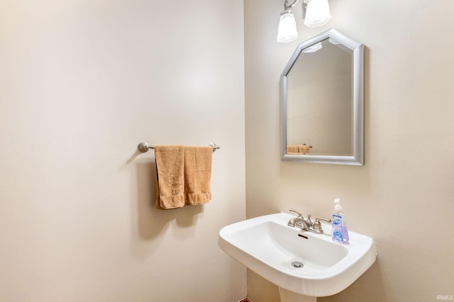 bathroom with a sink