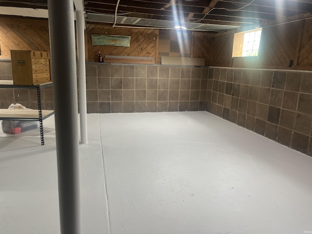 2515 Hubertus Ave, Fort Wayne, IN 46805 - below grade area with wood walls
