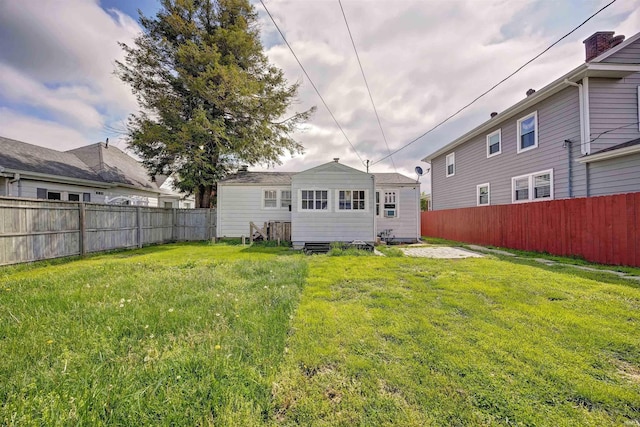 view of back of property