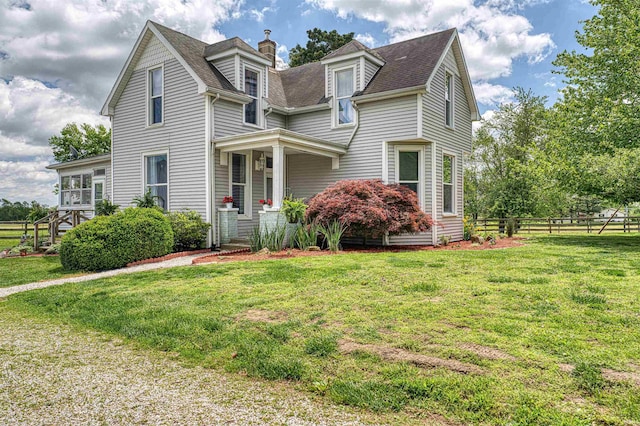 832 N Two Story Rd, Boonville, IN 47601 - view of front facade with roof with shingles and a chimney