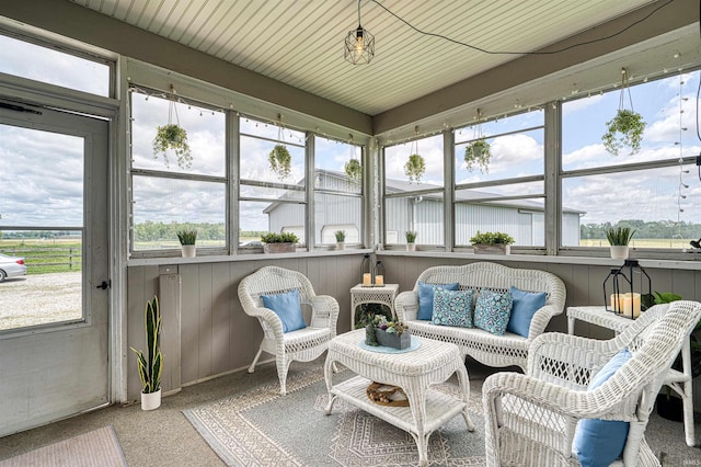832 N Two Story Rd, Boonville, IN 47601 - sunroom / solarium with healthy amount of natural light and an outdoor hangout area