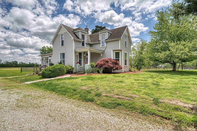 832 N Two Story Rd, Boonville, IN 47601 - victorian house featuring a chimney and a shingled roof