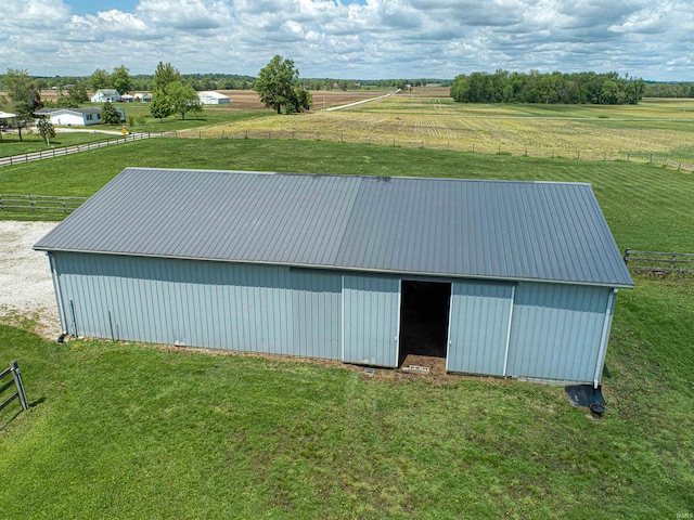 832 N Two Story Rd, Boonville, IN 47601 - view of pole building with a rural view