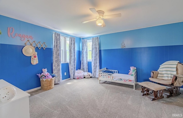 7325 E State Road 218, Lafontaine, IN 46940 - bedroom featuring carpet floors and ceiling fan