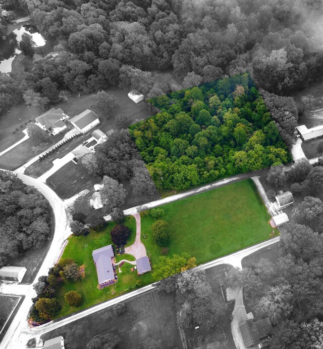 aerial overview of property's location with property boundaries highlighted