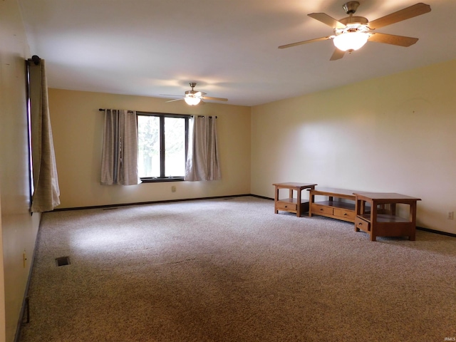 2887 S 1475 E, Akron, IN 46910 - unfurnished room with carpet floors, ceiling fan, and baseboards