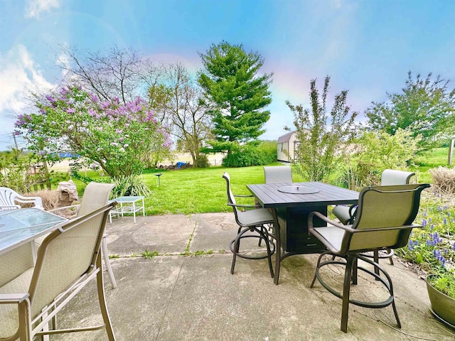 52 S 950 E, Greentown, IN 46936 - view of patio / terrace with outdoor dining area