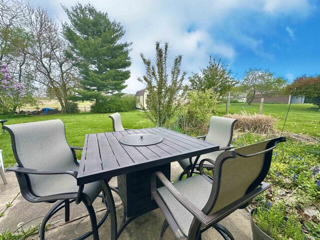 52 S 950 E, Greentown, IN 46936 - view of patio with outdoor dining area