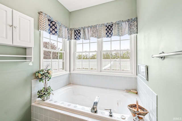 3700 Saint Andrews Pl, Elkhart, IN 46517 - full bathroom featuring plenty of natural light and a garden tub