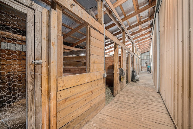 view of stable