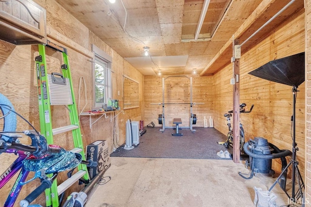view of storage room